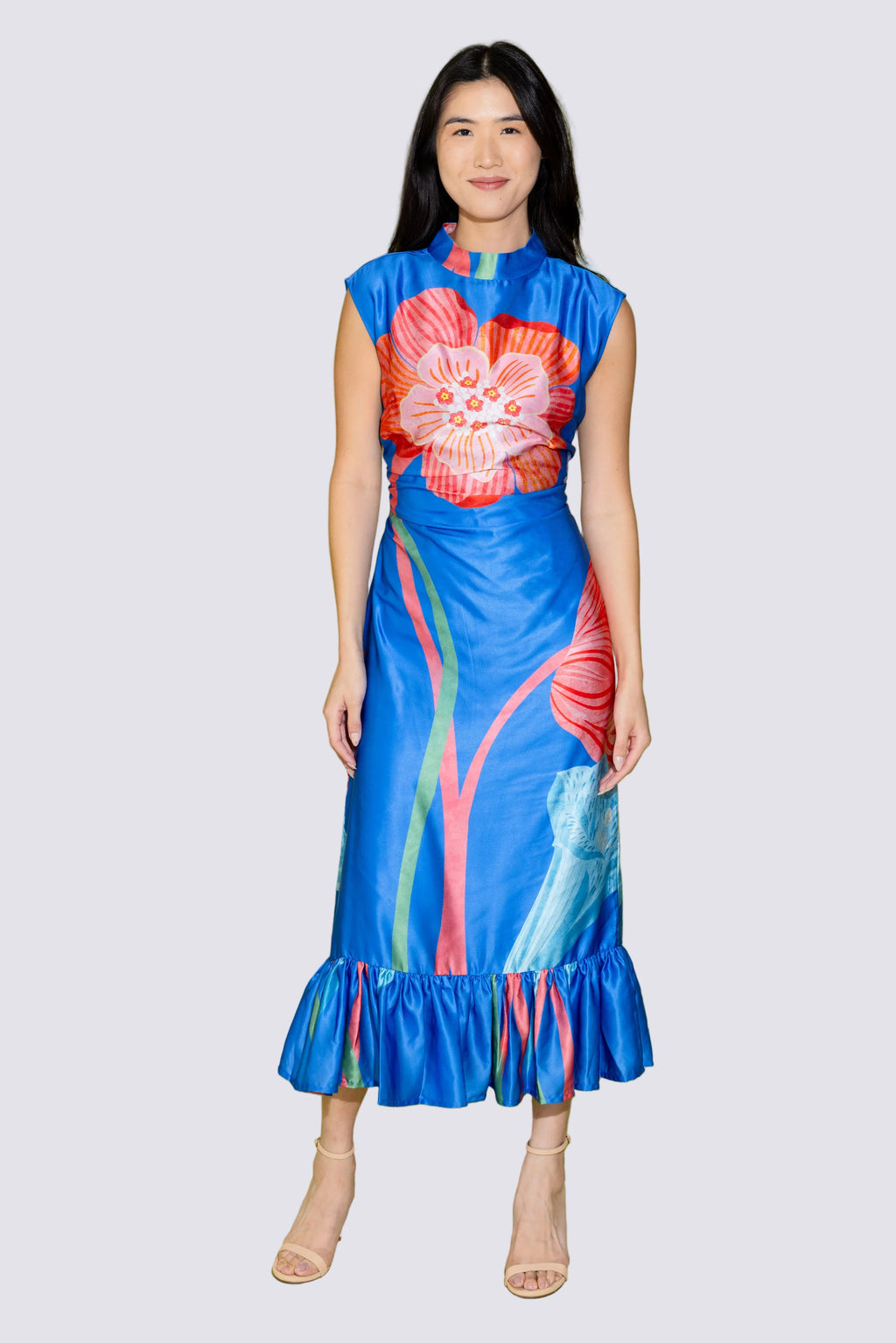 estelle dresses Dress Plum Designed with removable straps and a fully lined skirt for coverage with discreet side ESTELLE DRESS Royal Fluorescence /
