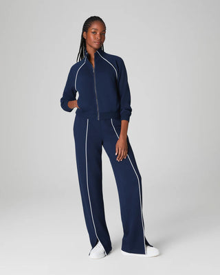 PIQUE FULL ZIP TRACK JACKET