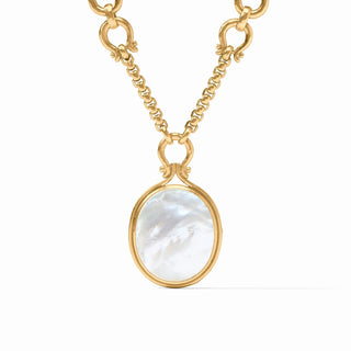 SARATOGA STATEMENT NECKLACE MOTHER OF PEARL