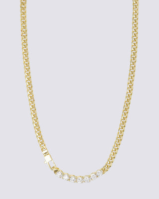 18"-Baby Julian Loves Diamonds Necklace