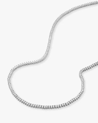 BABY NOT YOUR BASIC TENNIS NECKLACE