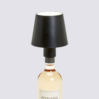 LED Touchable Black Lampshade with Bottle Stopper in GB