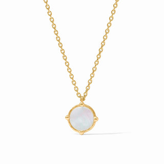 Honeybee Solitaire Necklace-Mother of Pearl