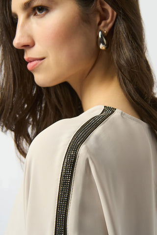 RECYCLED SOFT TWILL BOXY TOP