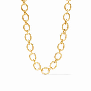 Catalina Demi Link Necklace-Pearl