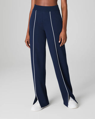 PIQUE STRAIGHT LEG PANT