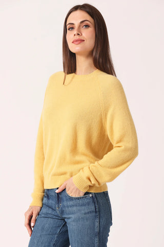 CASHMERE 9GG LONG SLEEVE SHRUNKEN CREW