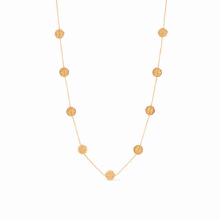 Valencia Delicate Station Necklace-Gold