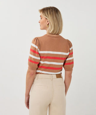 Puff Sleeve Spring Sweater