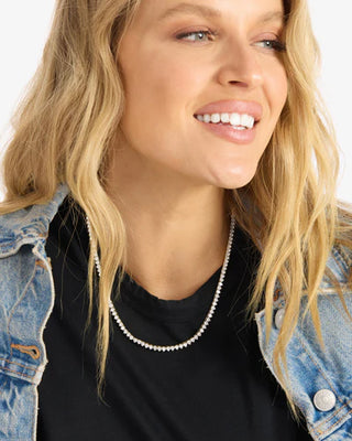 NOT YOUR BASIC TENNIS NECKLACE