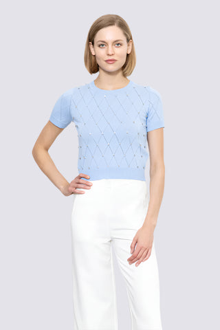 RHINESTONE SWEATER