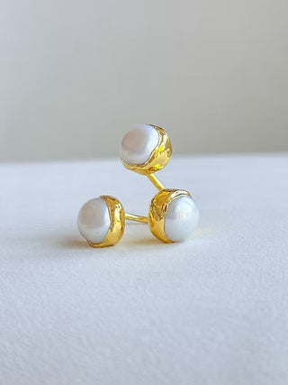 Triple Pearl Ring