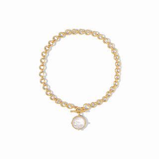 Honeybee Demi Necklace-Mother of Pearl