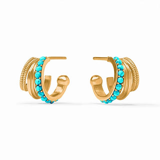 HYDRA TRIPLE HOOP TURQUOISE BLUE
