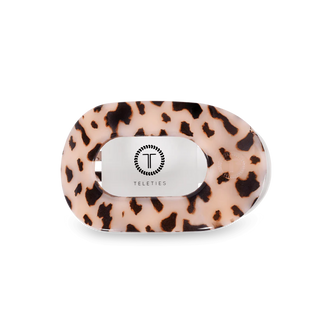 BLONDE TORTOISE MEDIUM FLAT ROUND HAIR CLIP