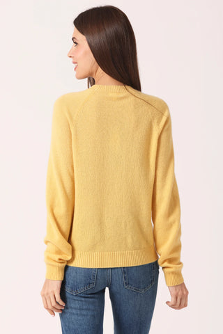 CASHMERE 9GG LONG SLEEVE SHRUNKEN CREW