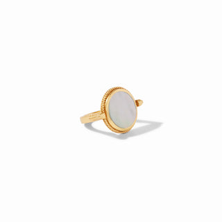 Coin Revolving Ring-Mother of Pearl