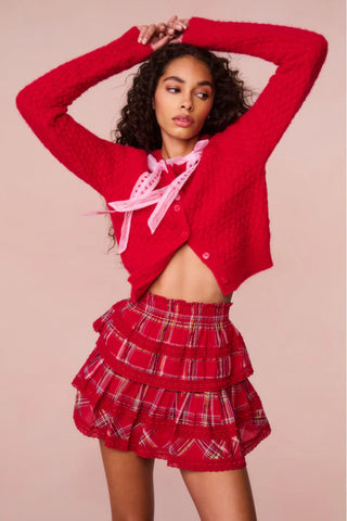 RUFFLE MINI SKIRT
