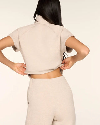 AirEssentials Pintuck Half Zip Jumpsuit
