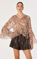 BROWN FLORAL