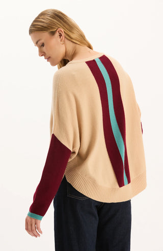 Bailey Cashmere Color Block Capelet