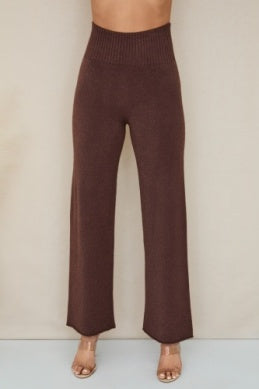 MID RISE KNIT PANTS