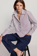Burgandy/White Stripe