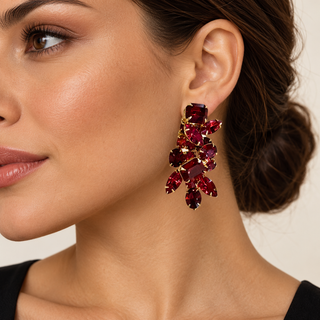 1950s Rhinestones Earrings