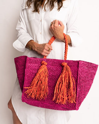 CAMILLA RAFFIA BAG