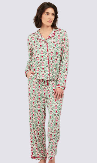 Charlotte LongSleeve-Pant PJ Set - Trimmed with Joy