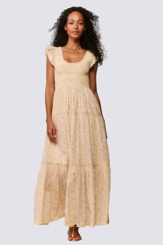 chessie cotton maxi dress Denim Chessie Dress