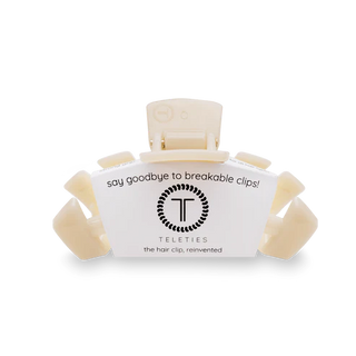 CLASSIC ALMOND BEIGE MEDIUM CLAW CLIP