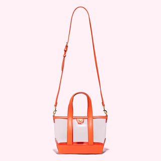 Clear Mini Tote Crossbody Bag