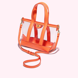 Clear Mini Tote Crossbody Bag