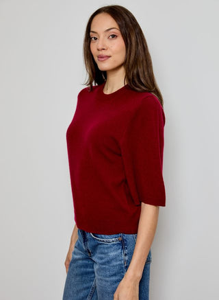Crewneck Short Sleeve Sweater