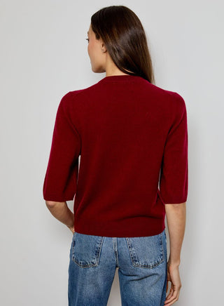 Crewneck Short Sleeve Sweater