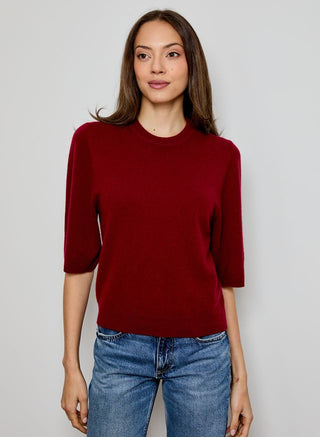Crewneck Short Sleeve Sweater