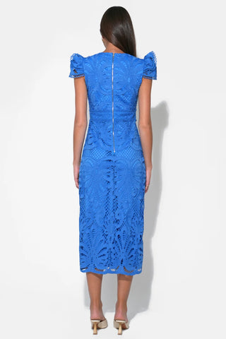 Daisy Cap Sleeve Scallop Lace Midi Dress – Monkee's of Dripping Springs