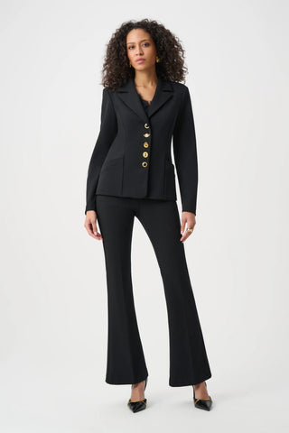 Fitted Blazer With Statement Buttons