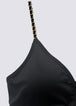 BLACK/ GOLD BLACK CHAIN