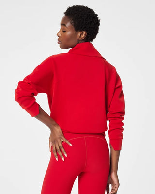 AIRESSENTIALS HALF ZIP SWEATER