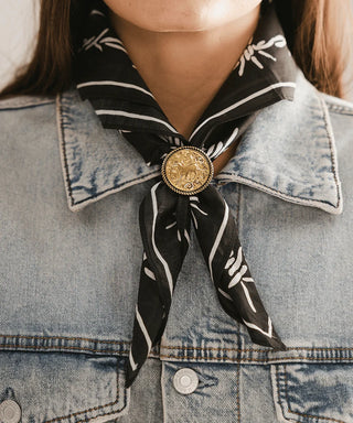 Horse Concho Bandana Slide