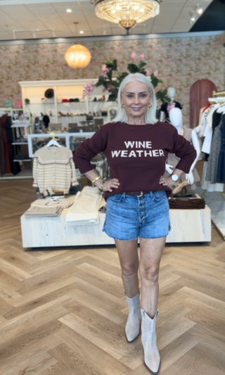 Wine Weather Sweater