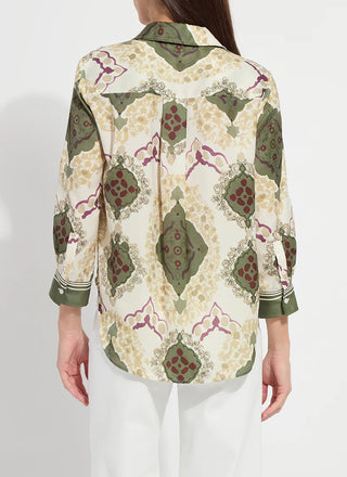 Ishani Roll Tab Printed Shirt