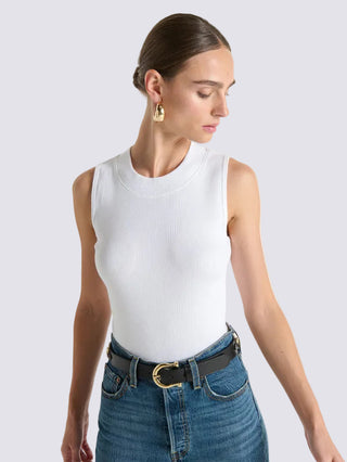 Joan Sleeveless Mock Neck