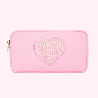 Jumbo Heart Flamingo Small Pouch