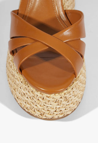 Keefa Raffia Wedge Sandal