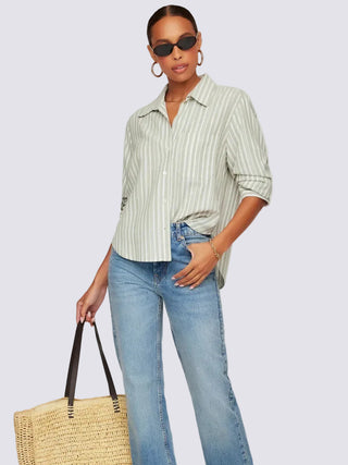 Leighton Ruched Sleeve Shirt