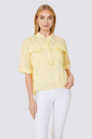 LINEN 2 POCKET SHIRT
