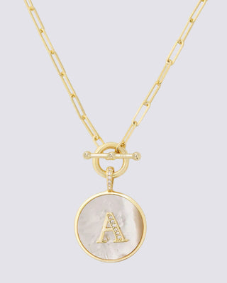 LOVE LETTERS MEDALLION NECKLACE